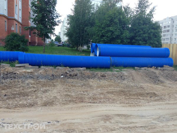 Строительство ливневой канализации в Зеленодольске